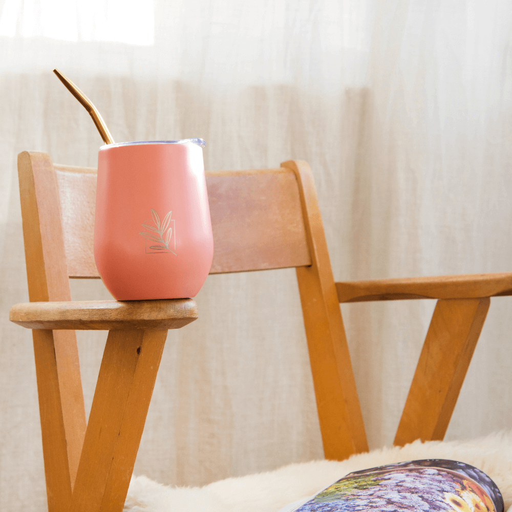 calebasse à maté rose