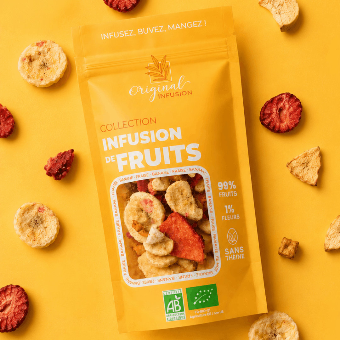 Infusion banane, fraise - 50g