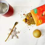 Mélange yerba maté vert avec cannelle, gingembre, cardamome et clous de girofle bio