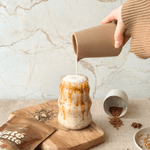 Maté Latte Chaï avec mousse de lait onctueuse - Recette de boisson chaude réconfortante et bio