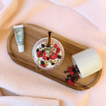 Recette de maté latte fruité avec mousse de lait - Alternative gourmande et naturelle