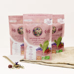 Sachet de maté bio fleurs de lavande mauve et rose Original Mate - Infusion florale 70g - offre 2+1