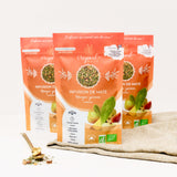 Sachet de maté bio saveur mangue pomme orange Original Mate - Infusion fruitée 70g offre 2+1