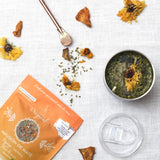 Mélange yerba maté vert avec morceaux de papaye et ananas bio - Ingrédients naturels