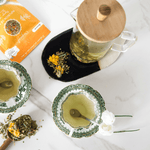 Mélange yerba maté vert avec morceaux de papaye et ananas bio - Ingrédients naturels