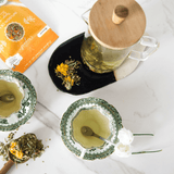 Mélange yerba maté vert avec morceaux de papaye et ananas bio - Ingrédients naturels