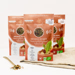 Sachet de maté BIO pomme, caramel au beurre sale Original Mate - infusion 70g - infusion bien être offre 2+1