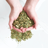 Mélange yerba maté vert avec morceaux de cannelle, gingembre et cardamome bio - vrac