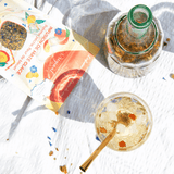 Maté glacé à la pêche fait maison - Boisson rafraîchissante bio sans sucres ajoutés