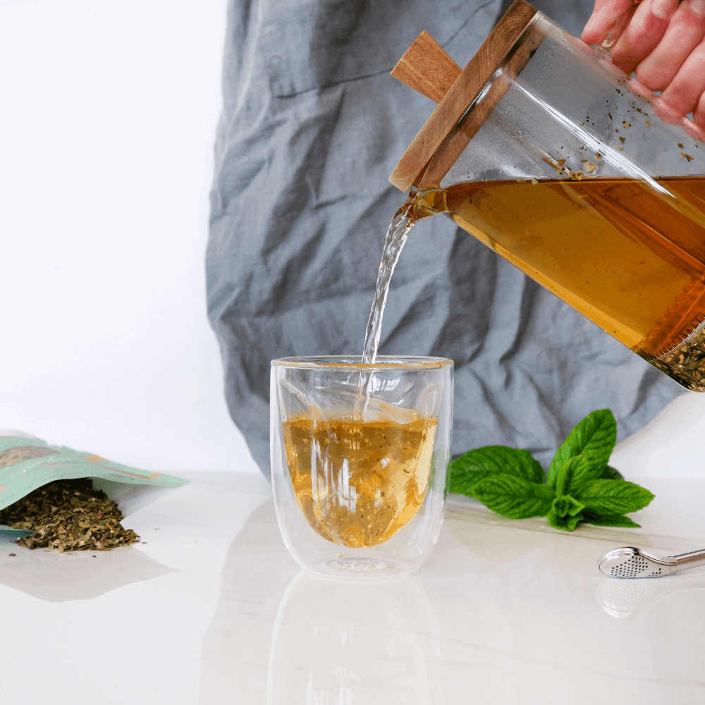 infusion de maté menthe bio - boisson bien-être - original mate